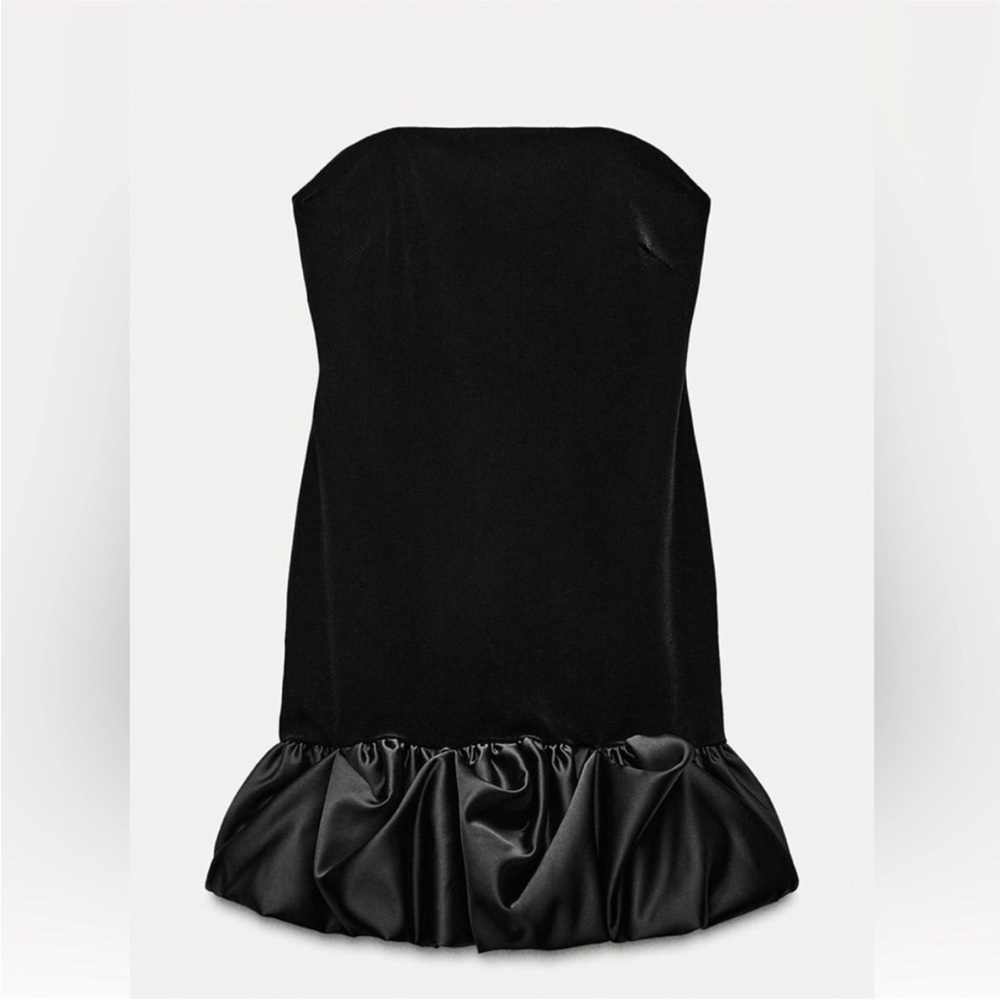 ZARA VELVET MINI DRESS 9992/185 015/254 - Picture 14 of 15